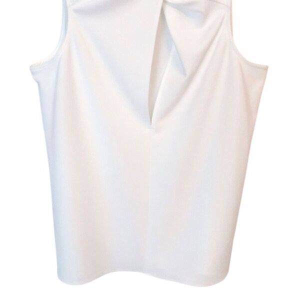 TIBI Structured Crepe Sleeveless White Tank NWT - Picture 5 of 13